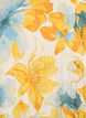 Robe courte avec texture froiss&eacute;e et manches courtes, Jaune, Packshot image number 2