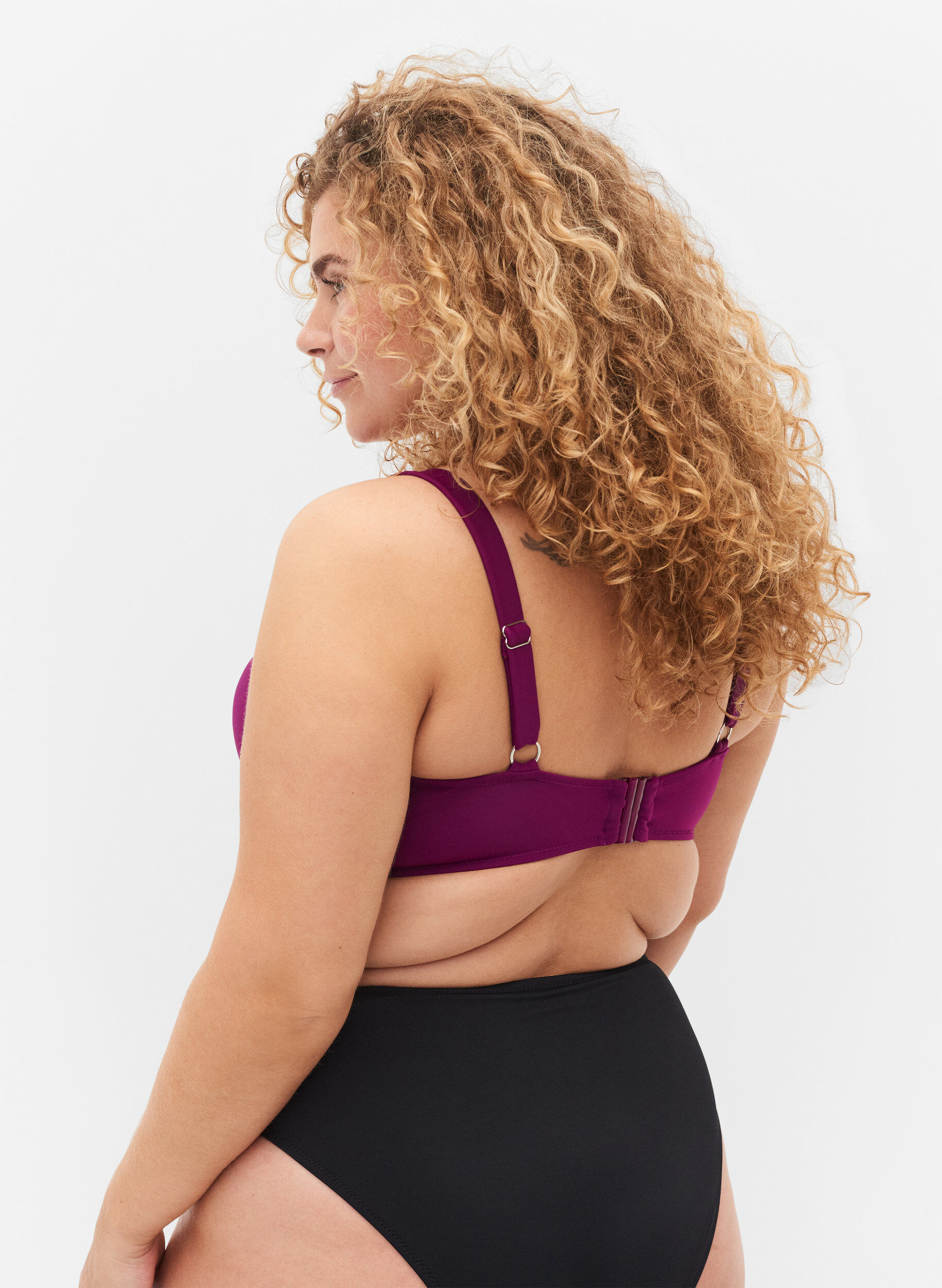 Zizzi Bikinioberteil, Dark Purple, Model image number 1