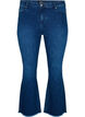 Jeans bootcut Ellen avec bord brut, Blue denim, Packshot image number 0