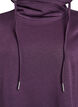 Robe sweat-shirt courte &agrave; col montant et poches, Violet, Packshot image number 2