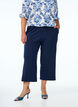 Pantalon ample en longueur 7/8, Bleu, Model image number 2