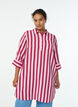 Robe courte avec col et poche poitrine, Rose, Model image number 0