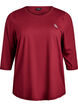 Haut de sport avec manches 3/4, Bordeaux, Packshot image number 0