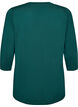 Sports top with 3/4 sleeves, Vert fonc&eacute;, Packshot image number 1