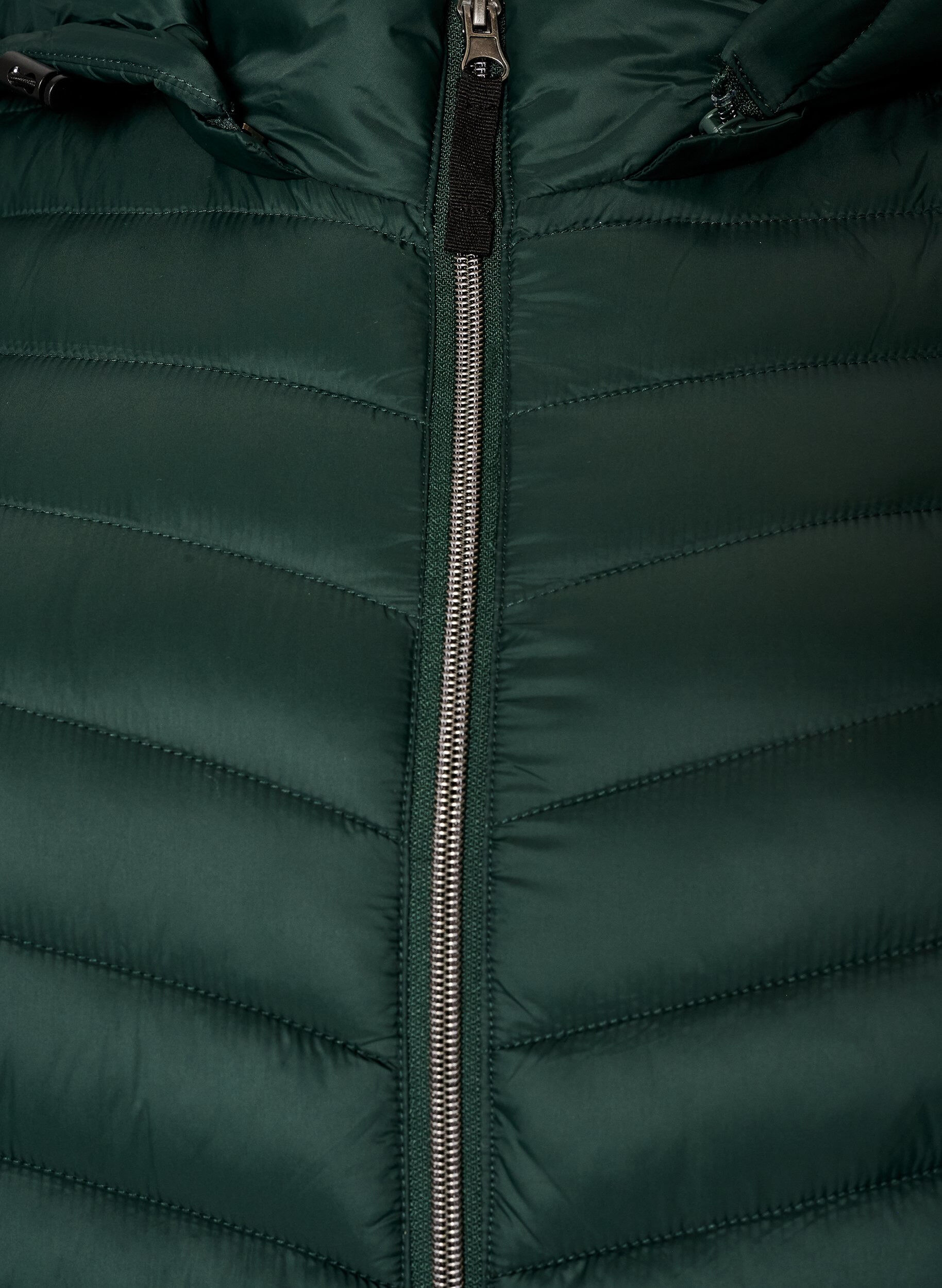 ZizziVeste l&eacute;g&egrave;re avec des poches et une capuche d&eacute;tachable, Vert fonc&eacute;, Packshot image number 2