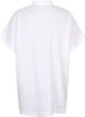 Chemise longue en viscose à manches courtes, Bright White, Packshot image number 1
