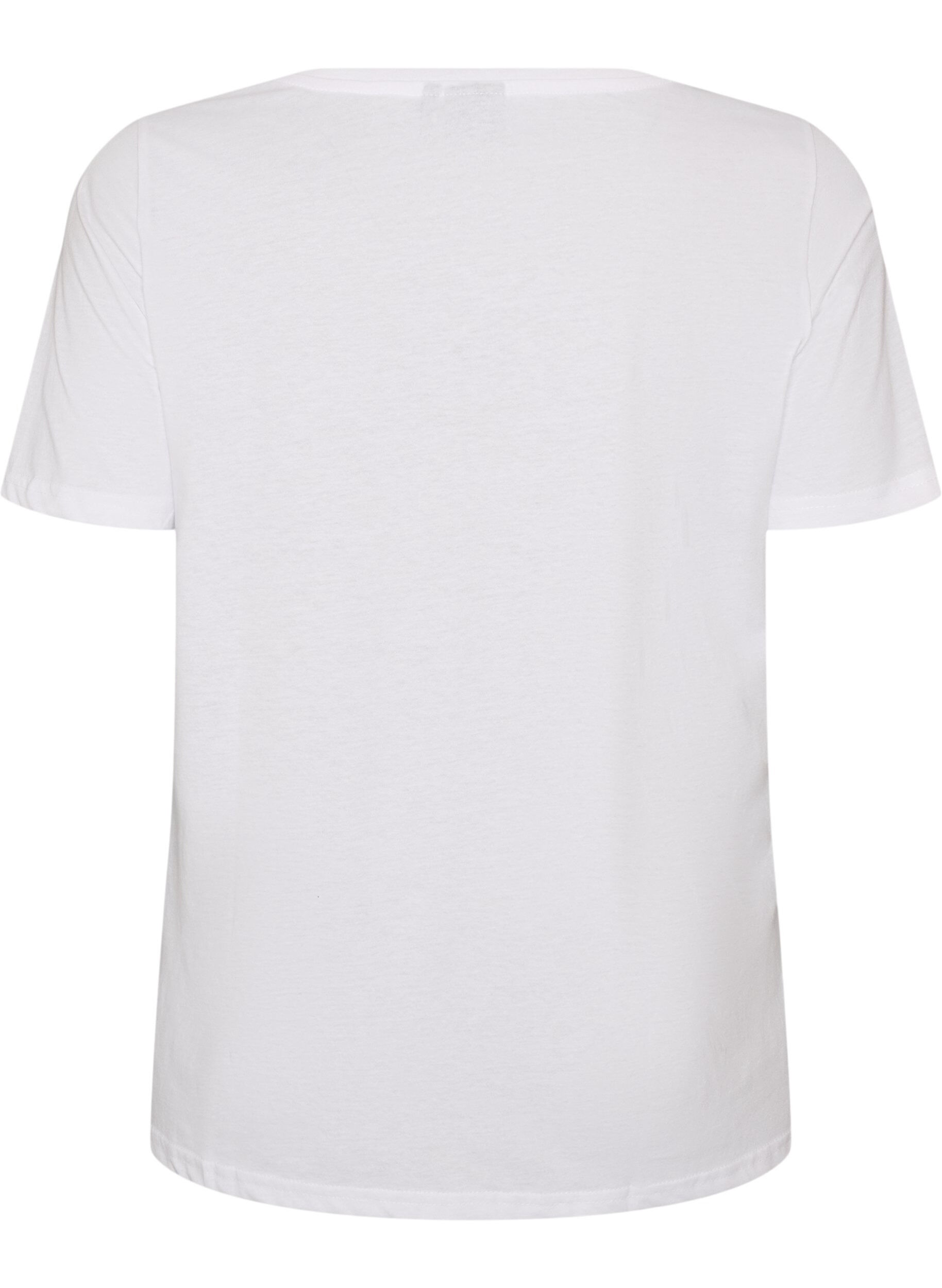 ZizziT-Shirt mit Print, Wei&szlig;, Packshot image number 1