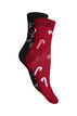 Lot de 2 paires de chaussettes de No&euml;l, Rouge, Packshot image number 1