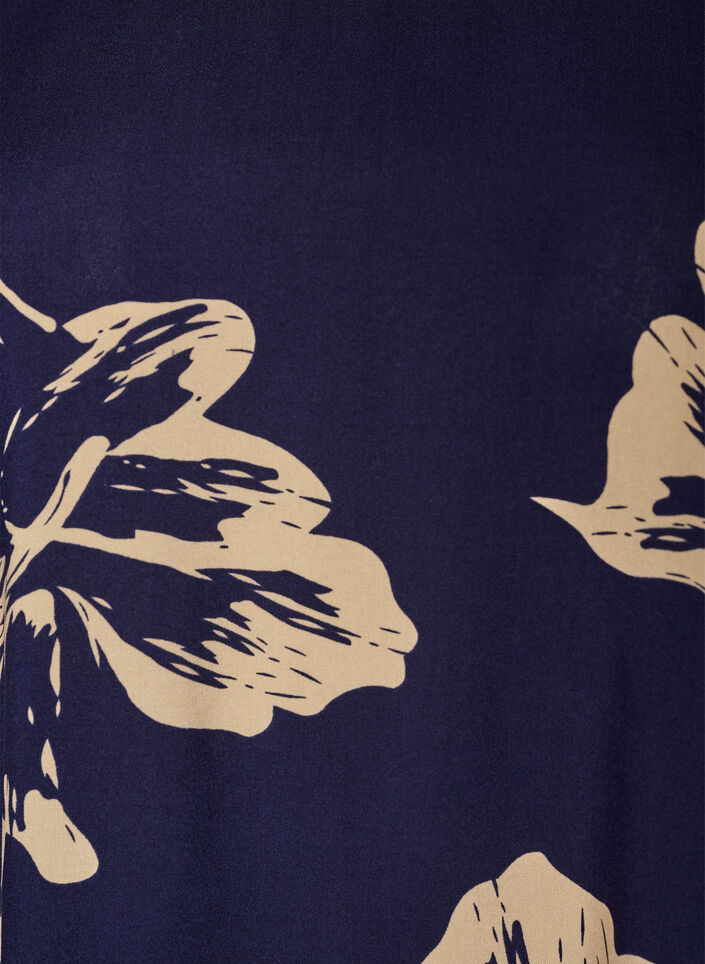 Robe en viscose avec d&eacute;coupe, Bleu, Packshot image number 2