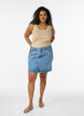 Gestreiftes Tanktop mit Rippenstruktur, Gelb, Model image number 1