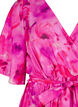 Robe portefeuille mi-longue à imprimé floral, Pink Rose AOP, Packshot image number 2