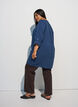 Tunique en mousseline de coton avec broderie anglaise, Bleu, Model image number 2