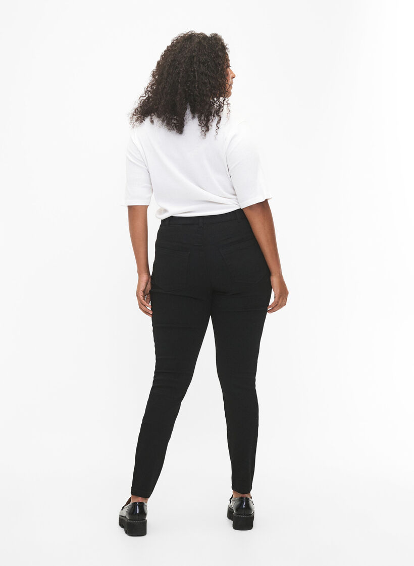 Jeggings aus Baumwollmischung, Black, Model image number 1