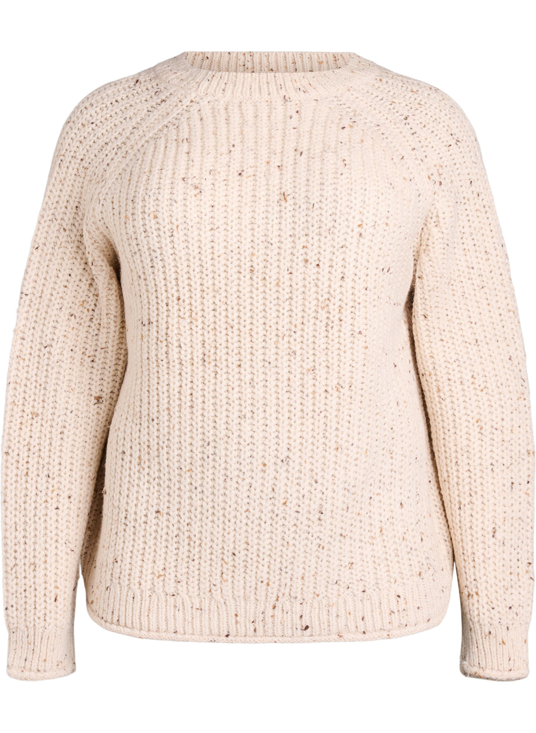 Pull en maille avec manches raglan