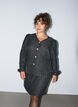 Boucl&eacute;-Jacke mit Pailletten und Zierkn&ouml;pfen, Schwarz, Model image number 0