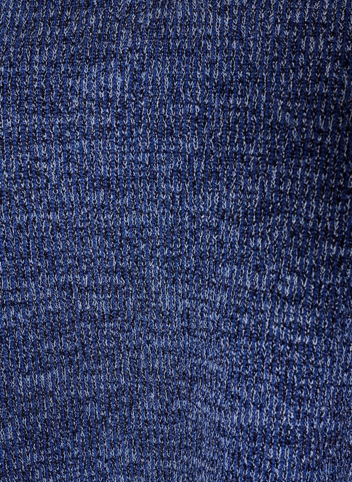 Bluse aus Jersey mit V-Ausschnitt und langen &Auml;rmeln, Blau, Packshot image number 2