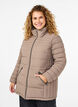 Kurze Steppjacke mit Taschen, Beige, Model image number 0