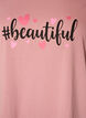 T-shirt imprim&eacute;, Rose poudr&eacute;e, Packshot image number 2