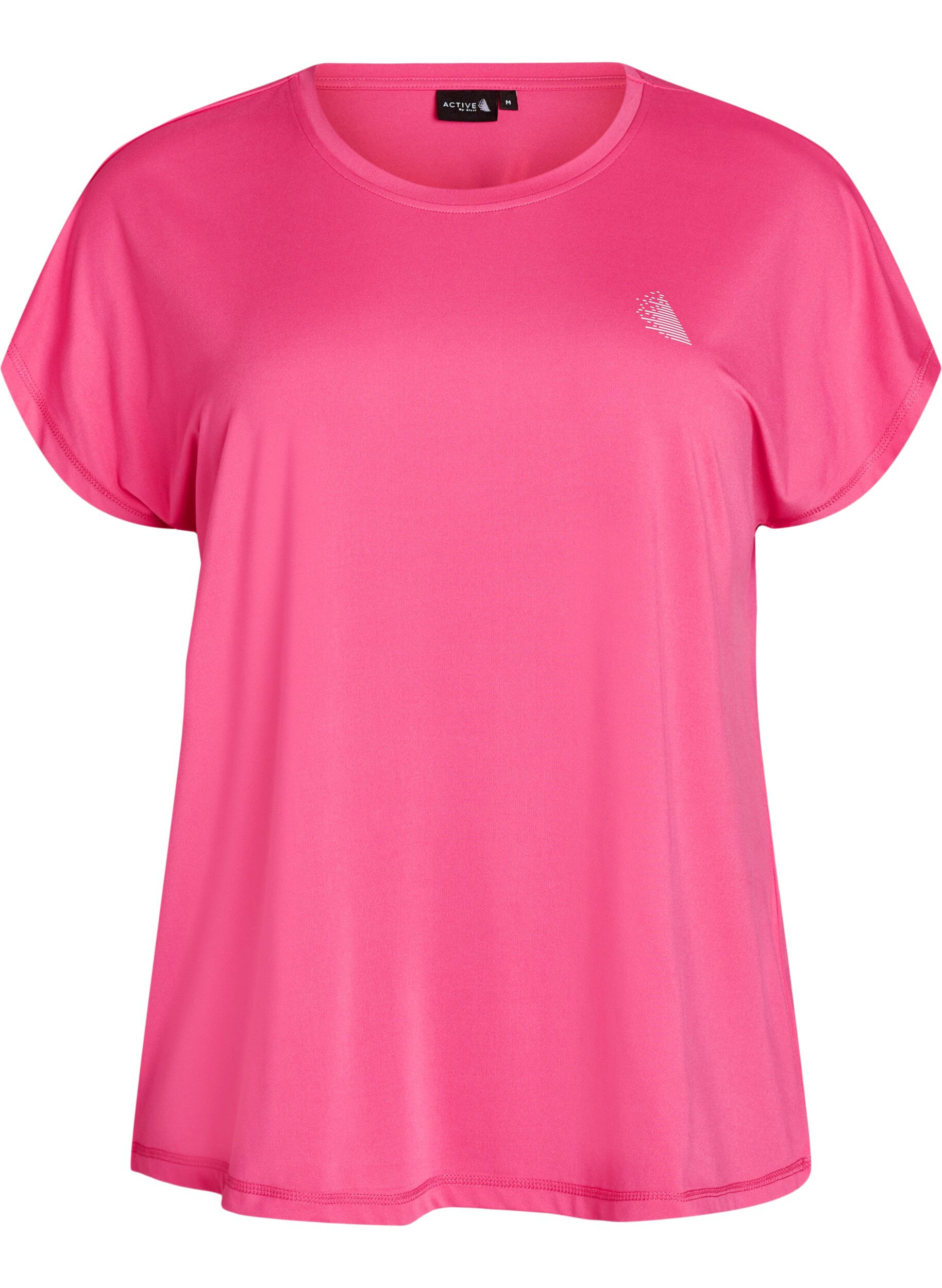 Einfarbiges Trainings-T-Shirt