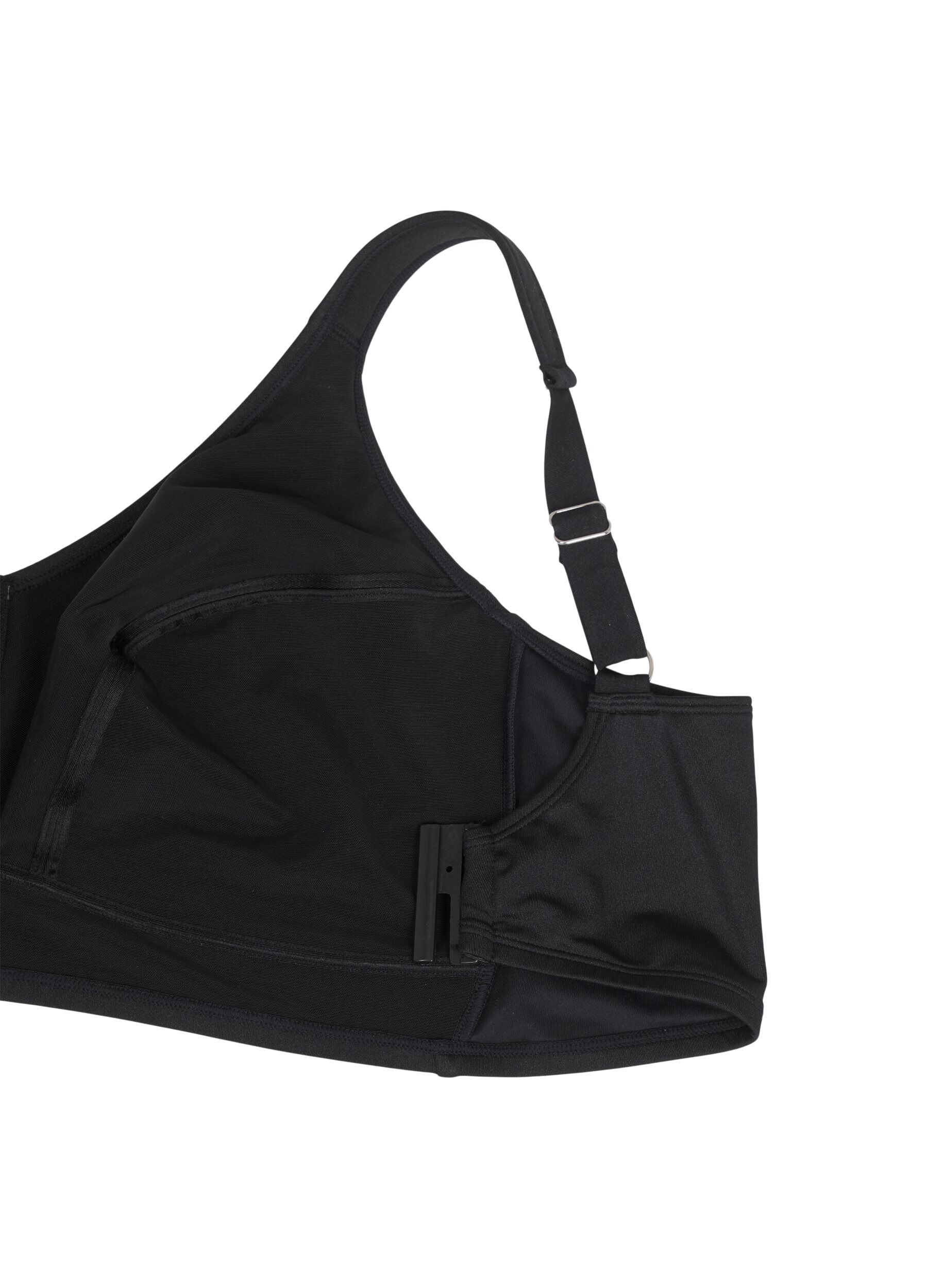 Zizzi Bikinioberteil mit voller Abdeckung, Schwarz, Packshot image number 3