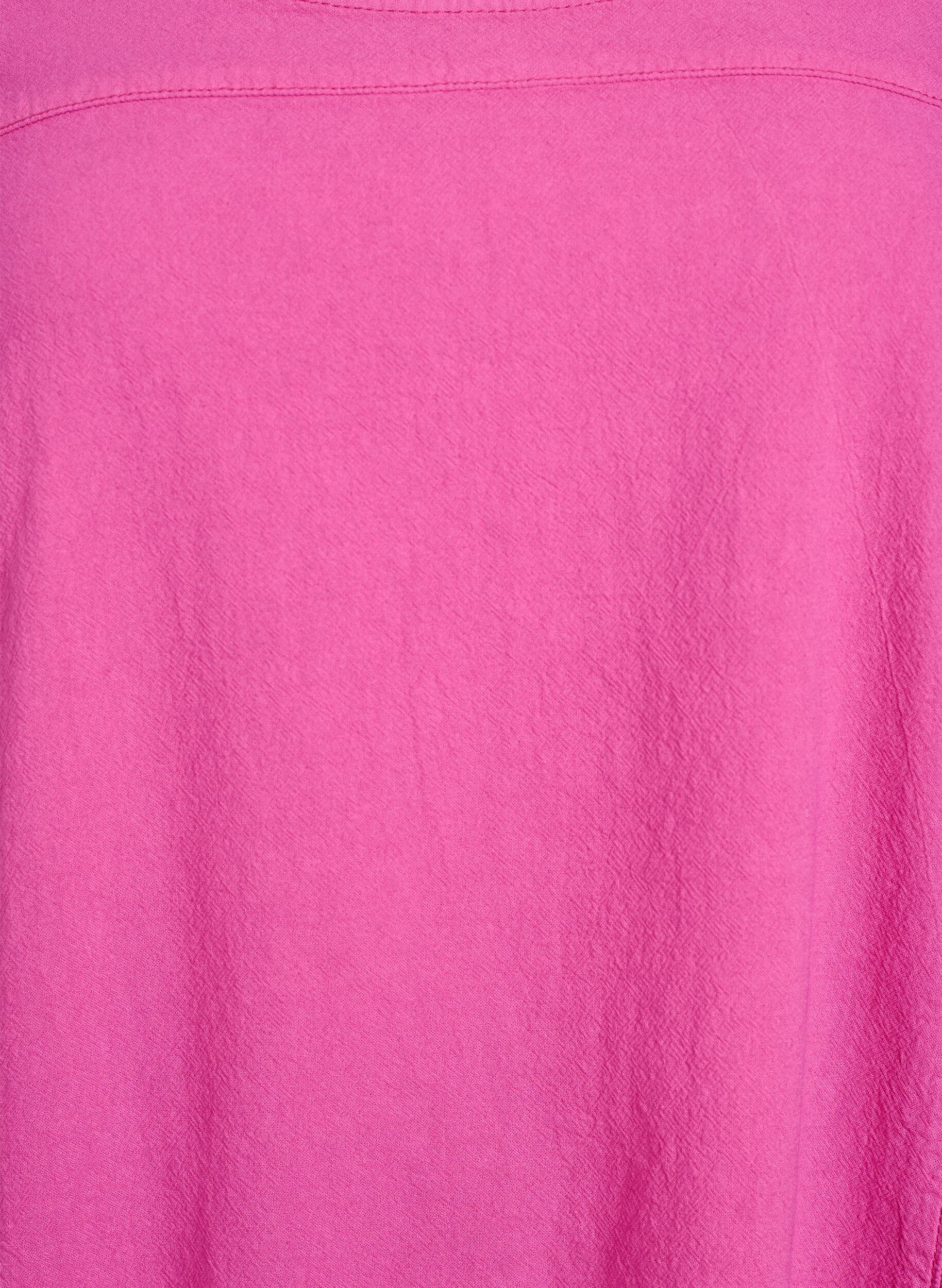 Zizzi Baumwollkleid mit kurzen &Auml;rmeln, Rot, Packshot image number 2