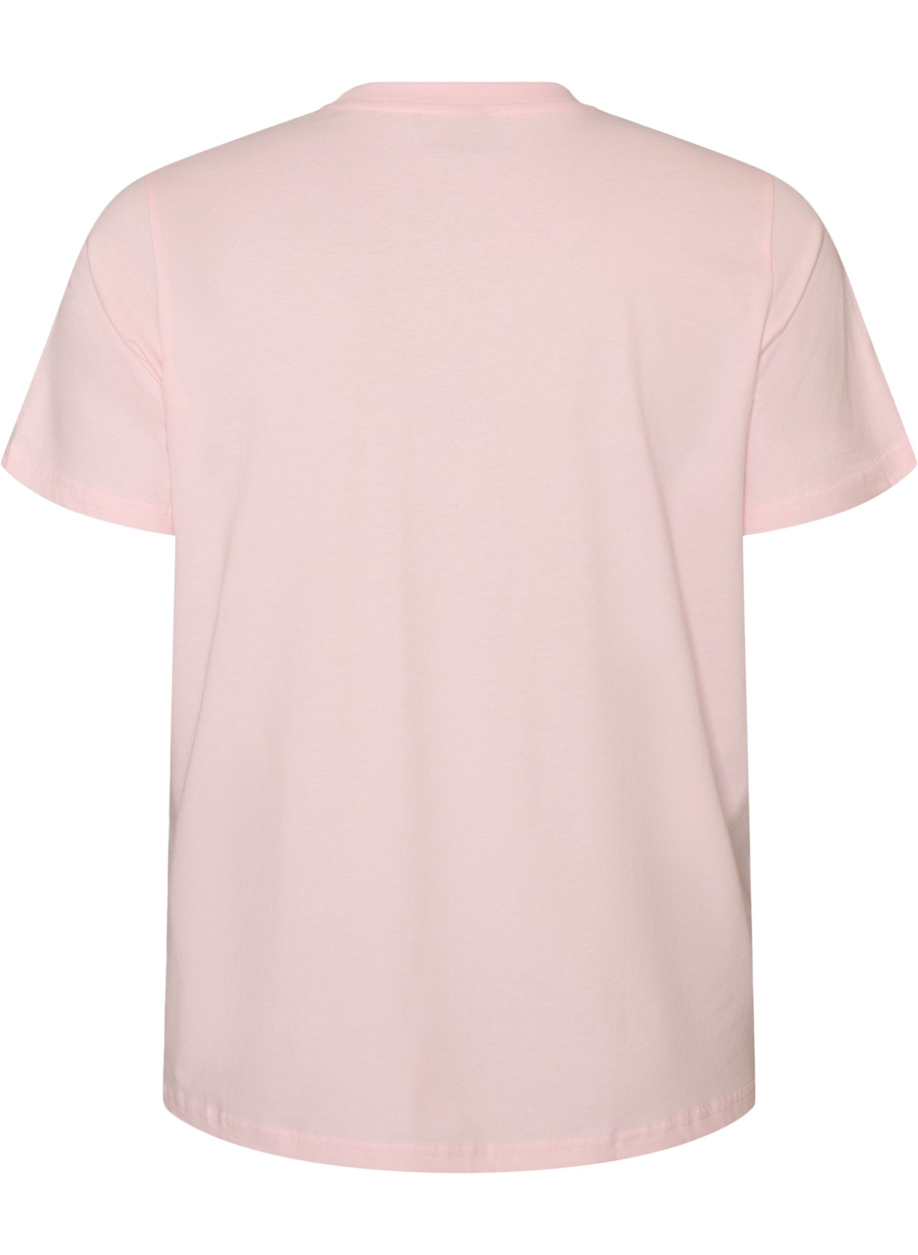 ZizziT-Shirt aus Bio-Baumwolle mit Frontprint, Rot, Packshot image number 1