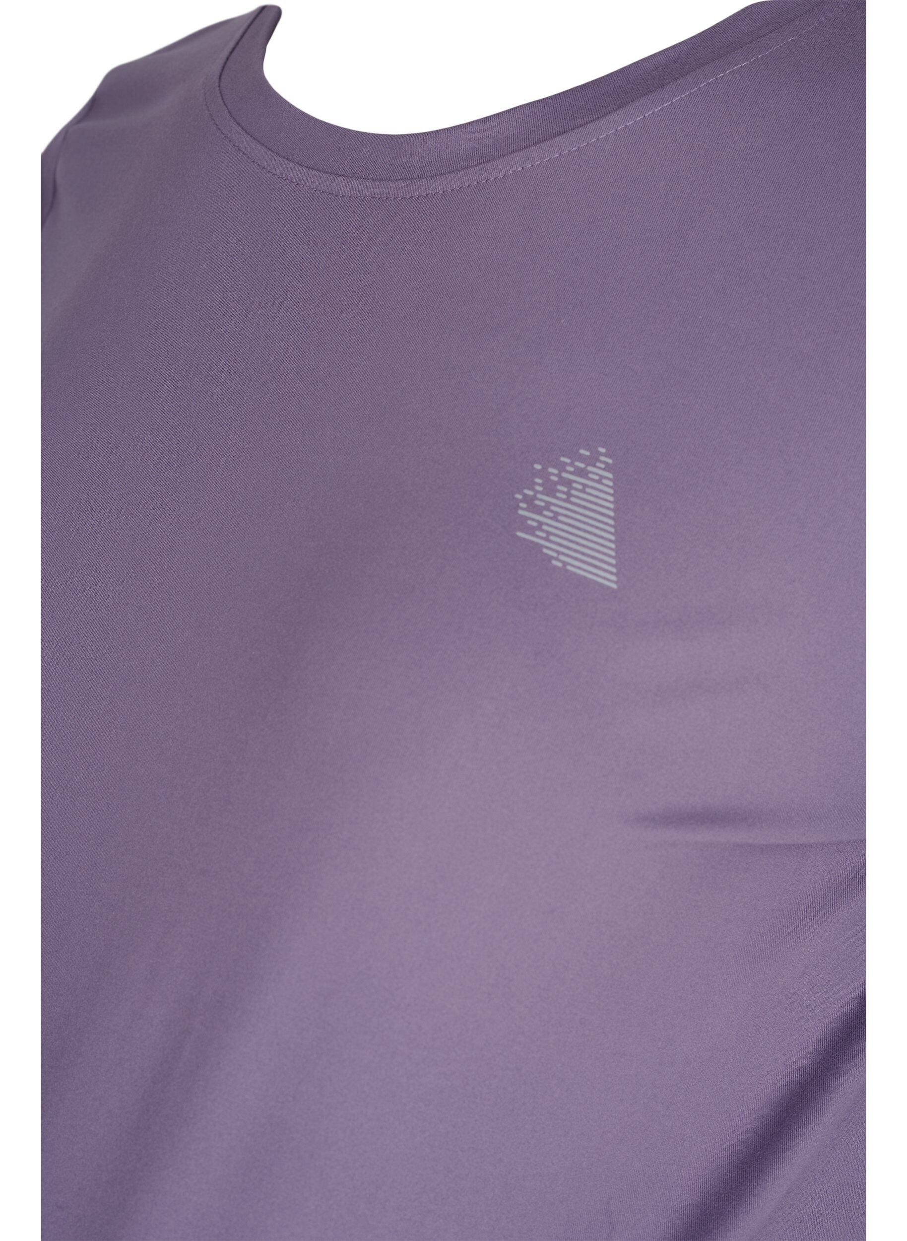 Zizzi Schwagnerschafts-Trainings-T-Shirt, Purple Sage, Packshot image number 2
