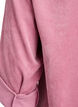 Robe en velours c&ocirc;tel&eacute; avec zip et manches 3/4, Rose, Packshot image number 3
