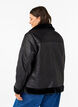 Veste de pilote en similicuir, Black, Model image number 1