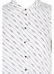 Robe chemise rayée en viscose, White AOP, Packshot image number 2