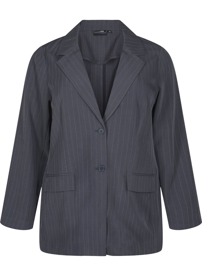 FLASH - Blazer mit Taschen und einem Schlitz, Grau, Packshot image number 0