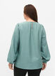 Bluse aus Viskose mit Häkeldetails, Chinois Green, Model image number 1