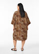 Viskose-Kimono mit 3/4-&Auml;rmeln, Braun, Model image number 2