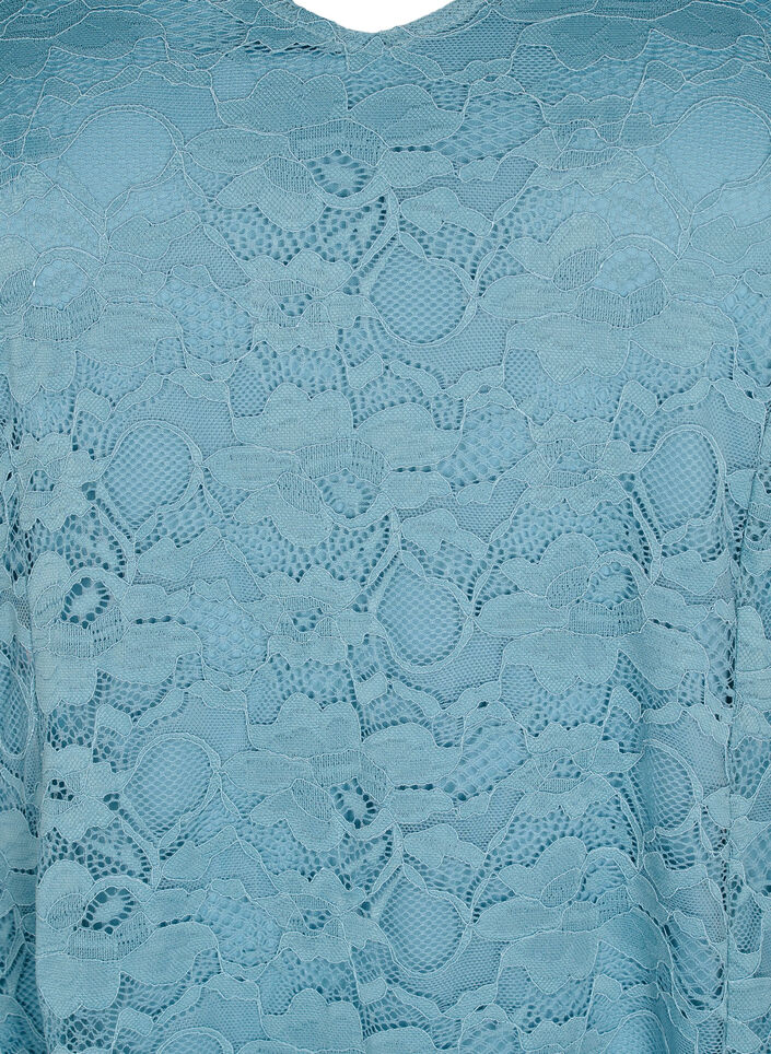 Spitzenkleid mit 3/4-&Auml;rmeln, Citadel, Packshot image number 2