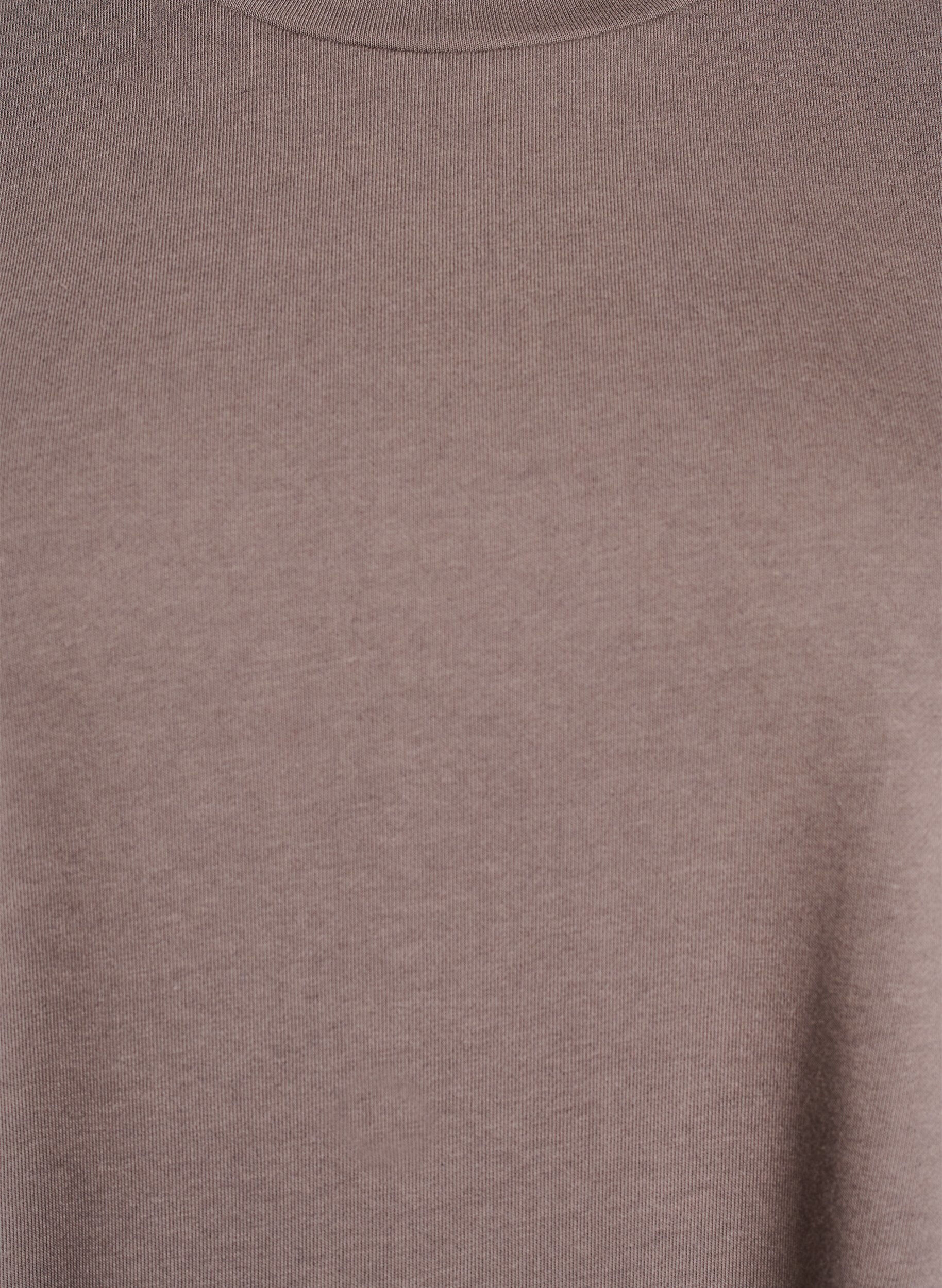 Zizzi Knielanges Jerseykleid mit Taschen und A-Schnitt., Braun, Packshot image number 2