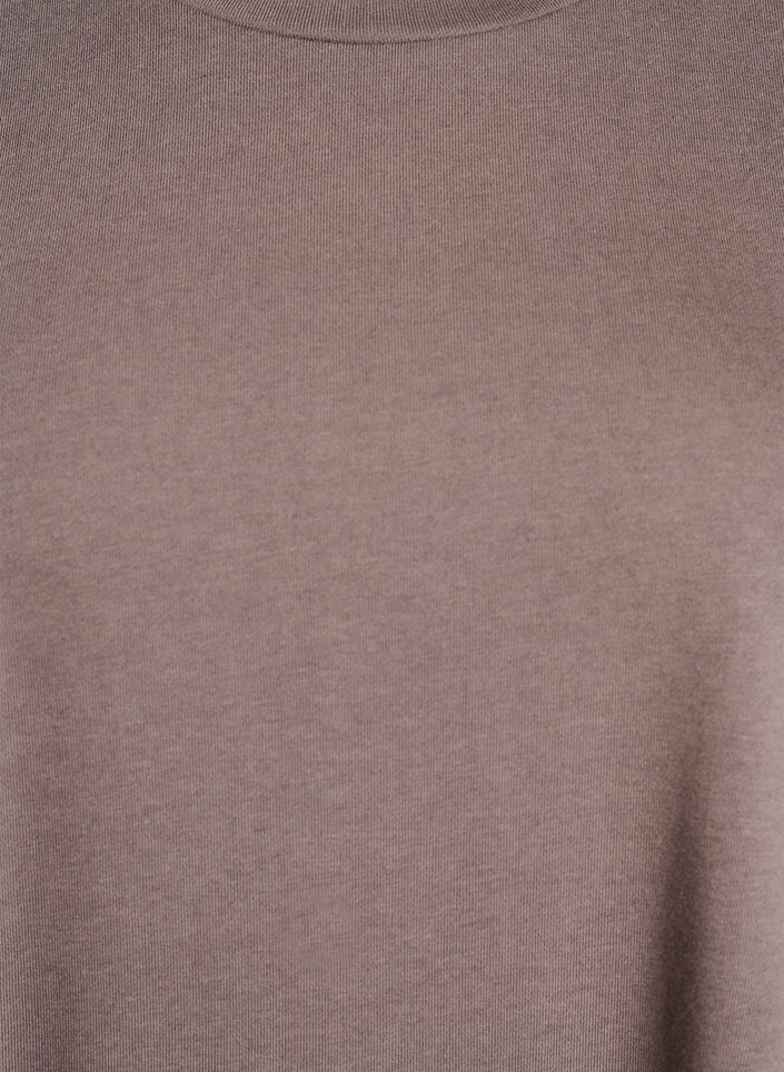 Knielanges Jerseykleid mit Taschen und A-Schnitt, Braun, Packshot image number 2