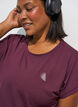 Einfarbiges Trainings-T-Shirt, Rot, Model image number 4