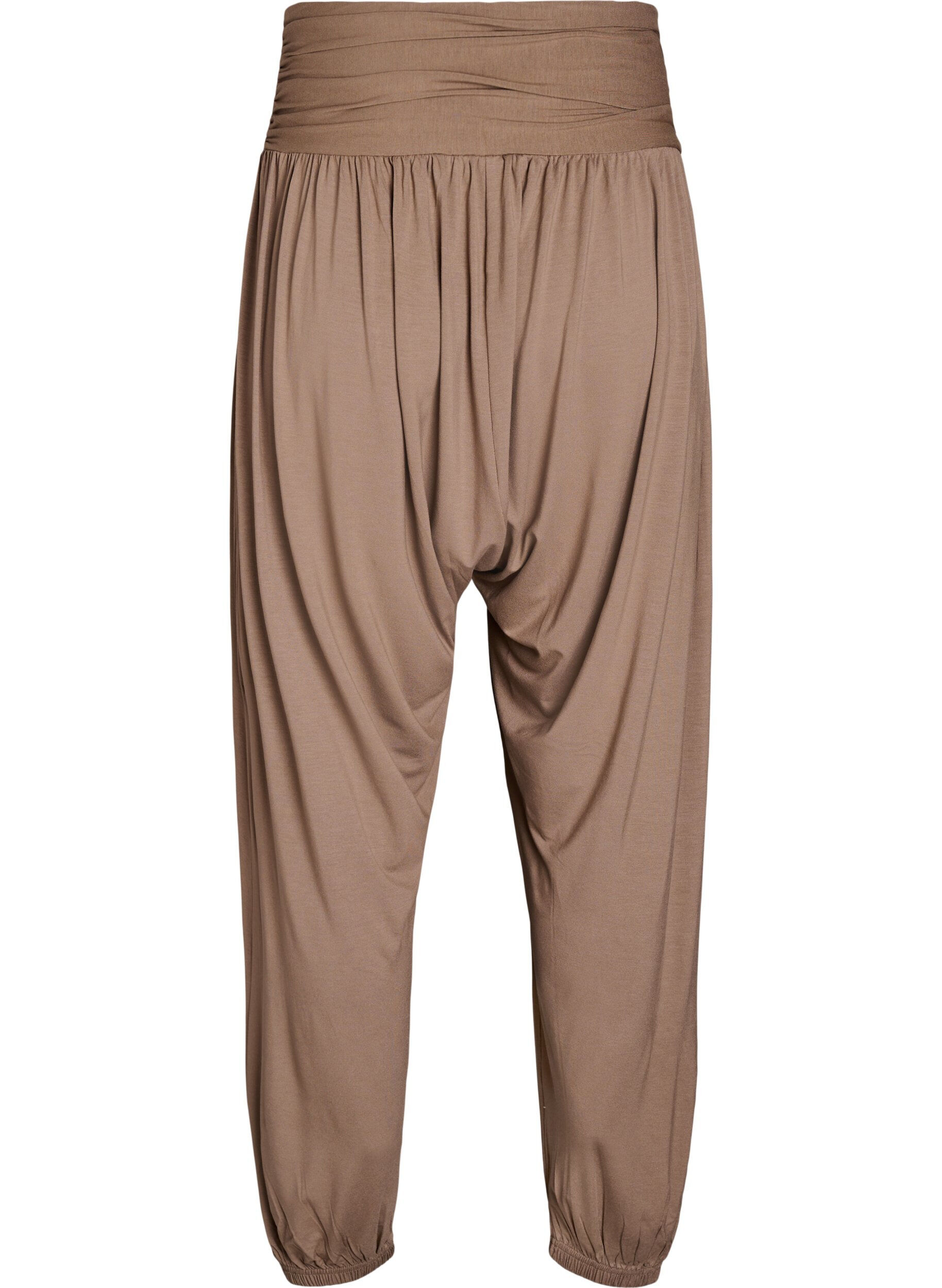 ZizziPantalon sarouel ample, Marron, Packshot image number 1