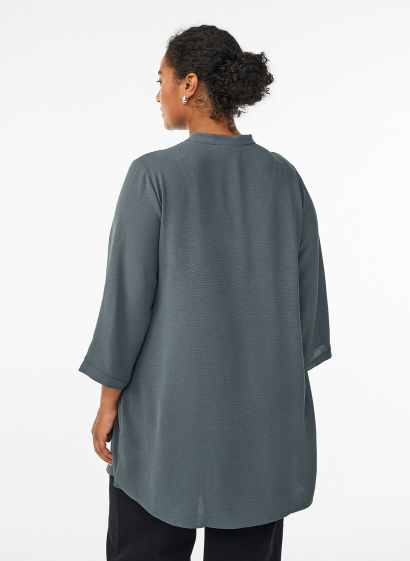Tunique avec manches 3/4, Vert fonc&eacute;, Model image number 2