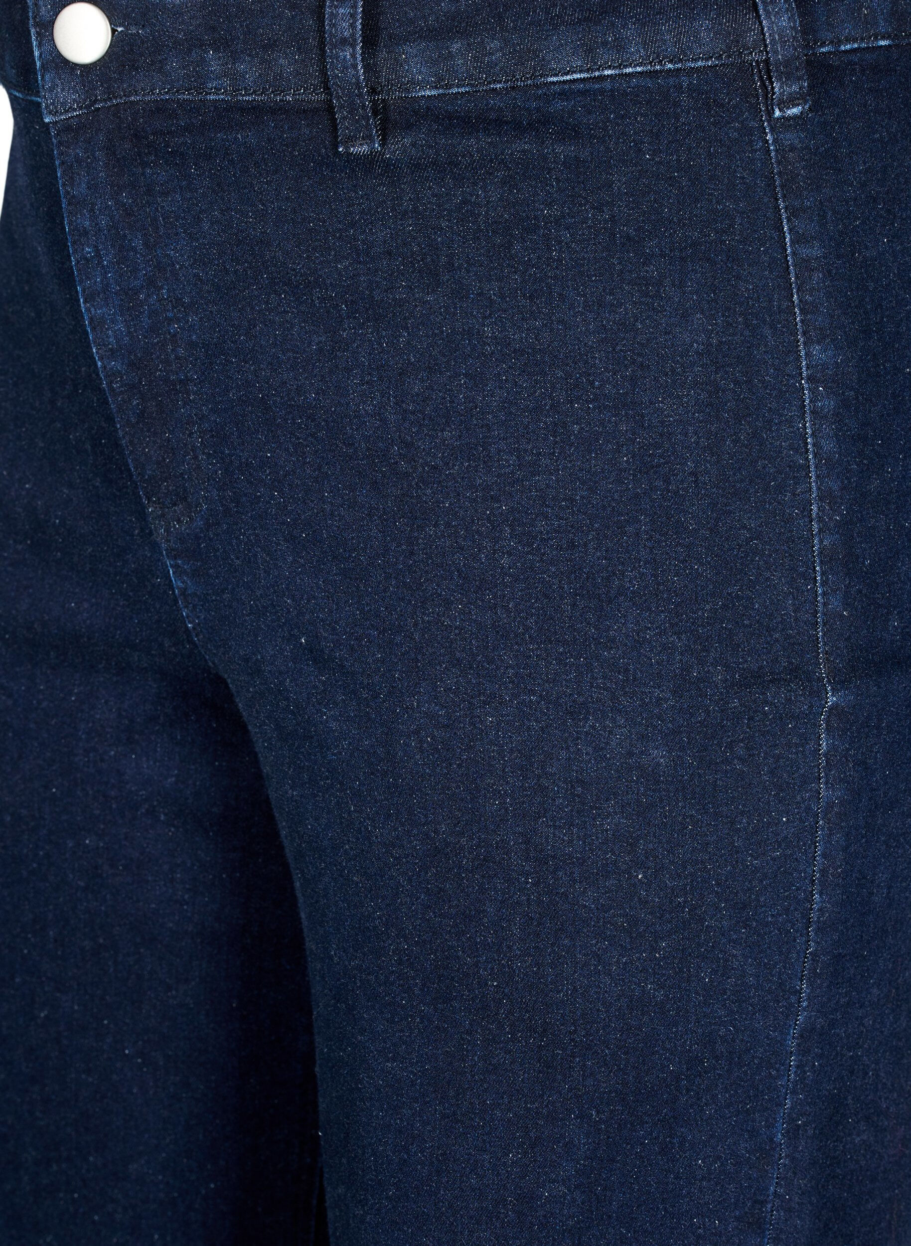 ZizziJeans mit hoher Taille und weitem Bein, Blau, Packshot image number 2