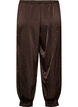 Pantalon ballon en satin avec strass, Marron, Packshot image number 1