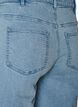 Locker sitzende Jeansshorts mit hoher Taille, Blau, Packshot image number 3