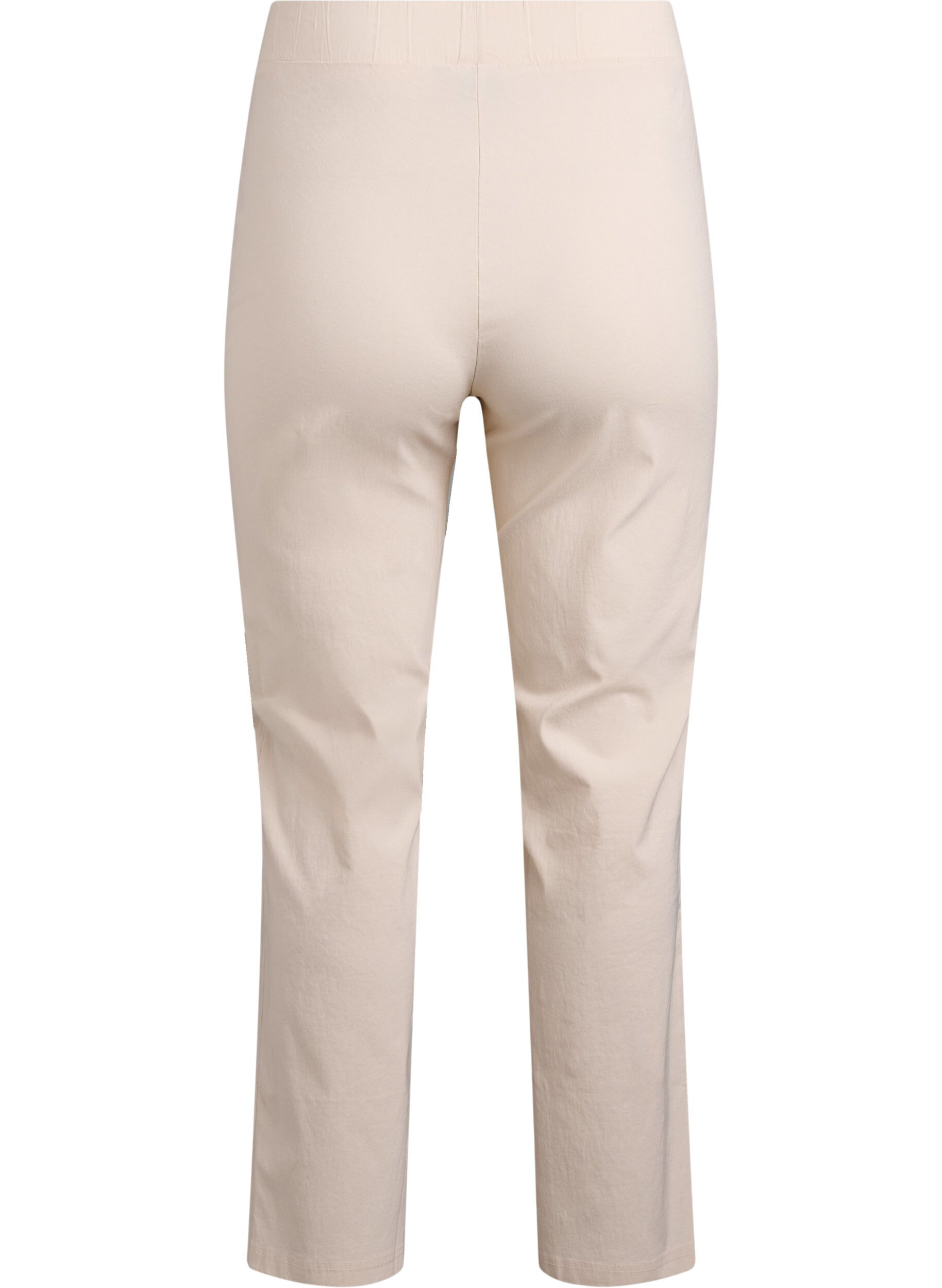 Zizzi Dehnbare Hose aus Viskose, Beige, Packshot image number 1