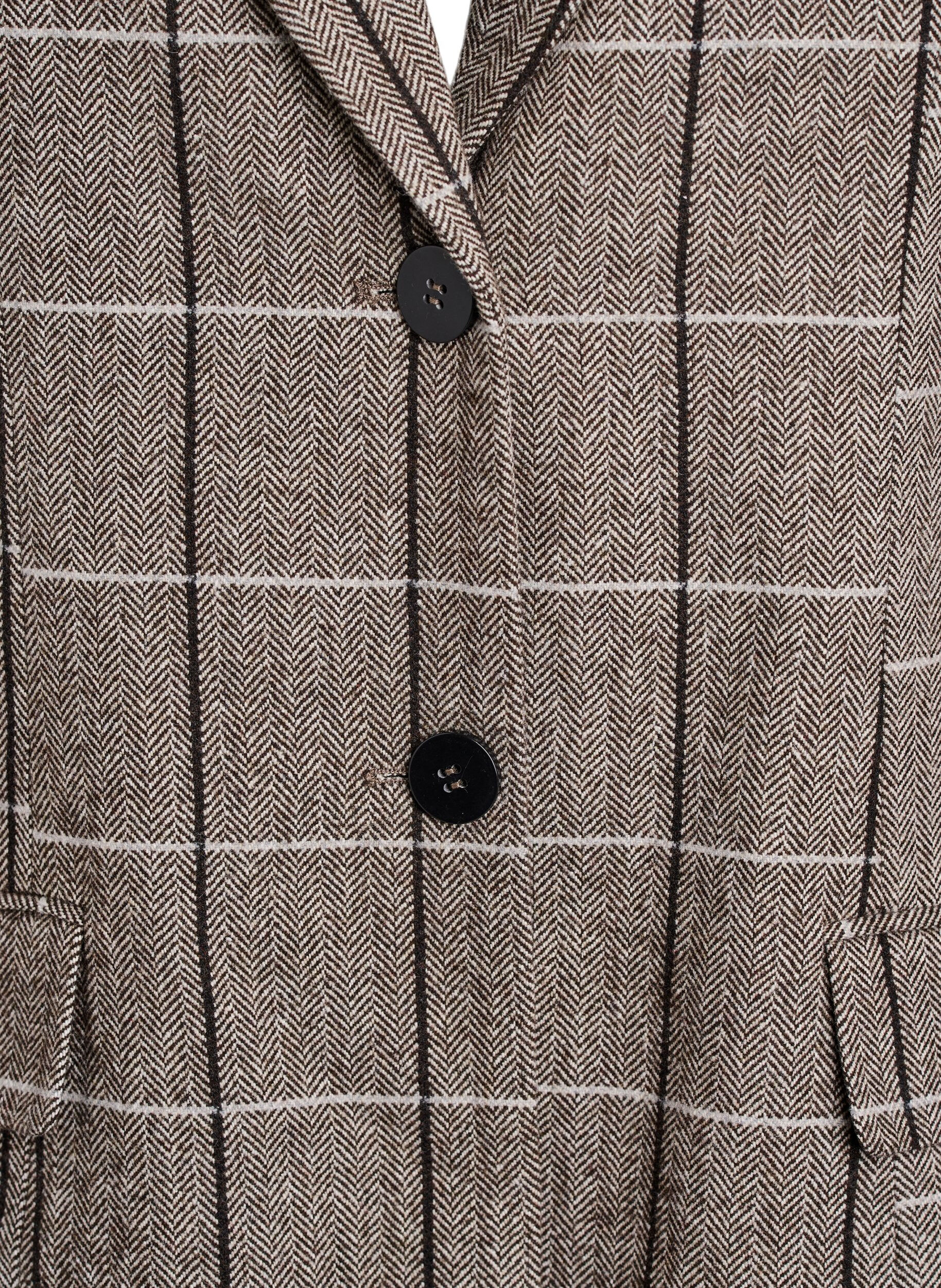 ZizziBlazer classique &agrave; carreaux, Gris, Packshot image number 2