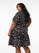 Kurzes A-Linien-Kleid, Schwarz, Model image number 1