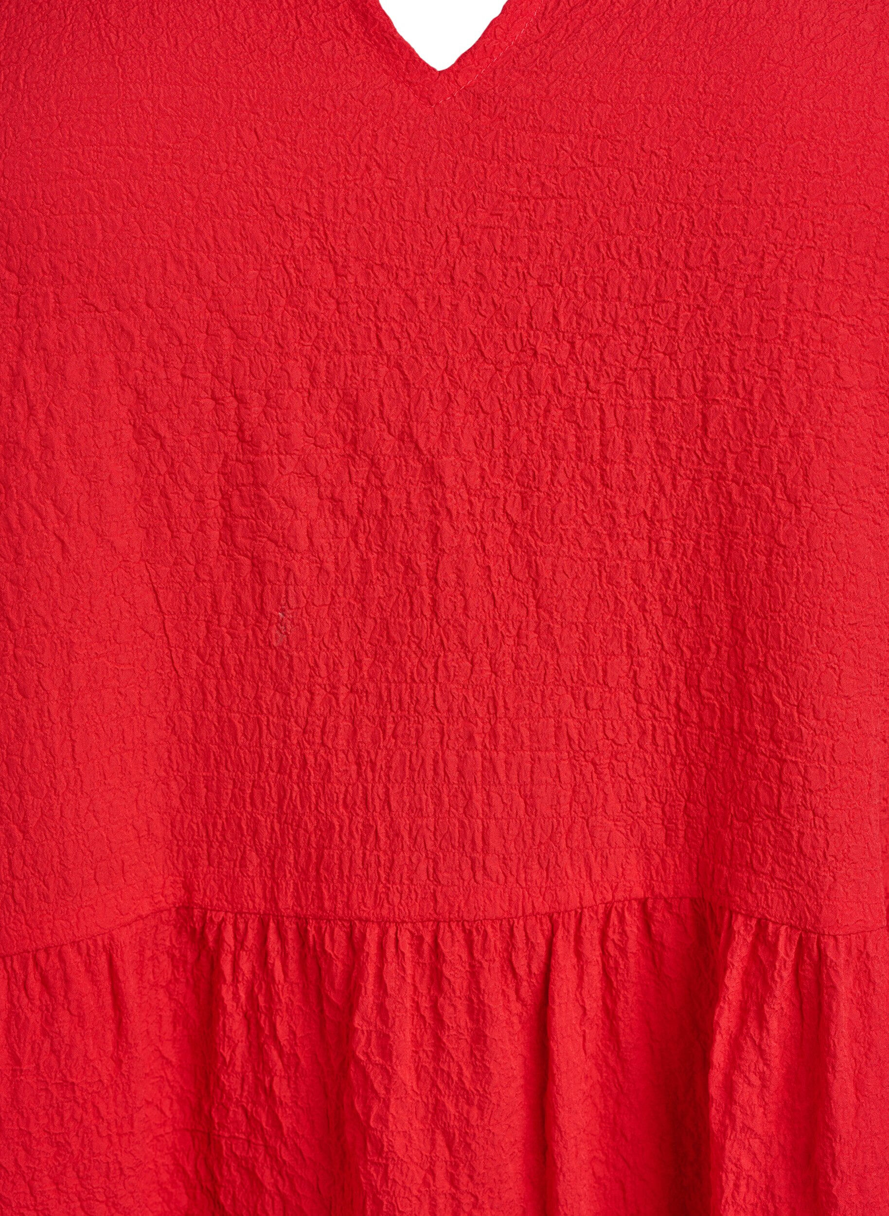 Zizzi FLASH - Robe courte coupe &eacute;vas&eacute;e, Rouge, Packshot image number 2