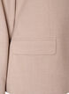 Klassischer Blazer mit Ein-Knopf-Verschluss und Taschen, Beige, Packshot image number 3