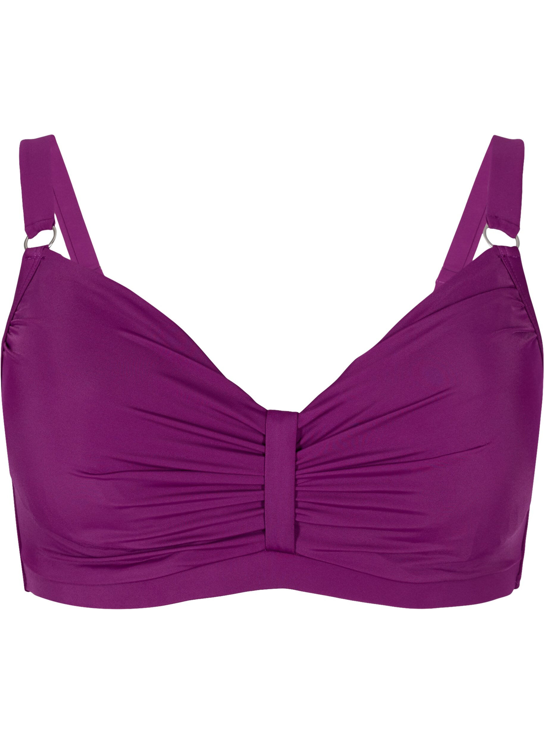 Zizzi Bikinioberteil, Dark Purple, Packshot image number 0