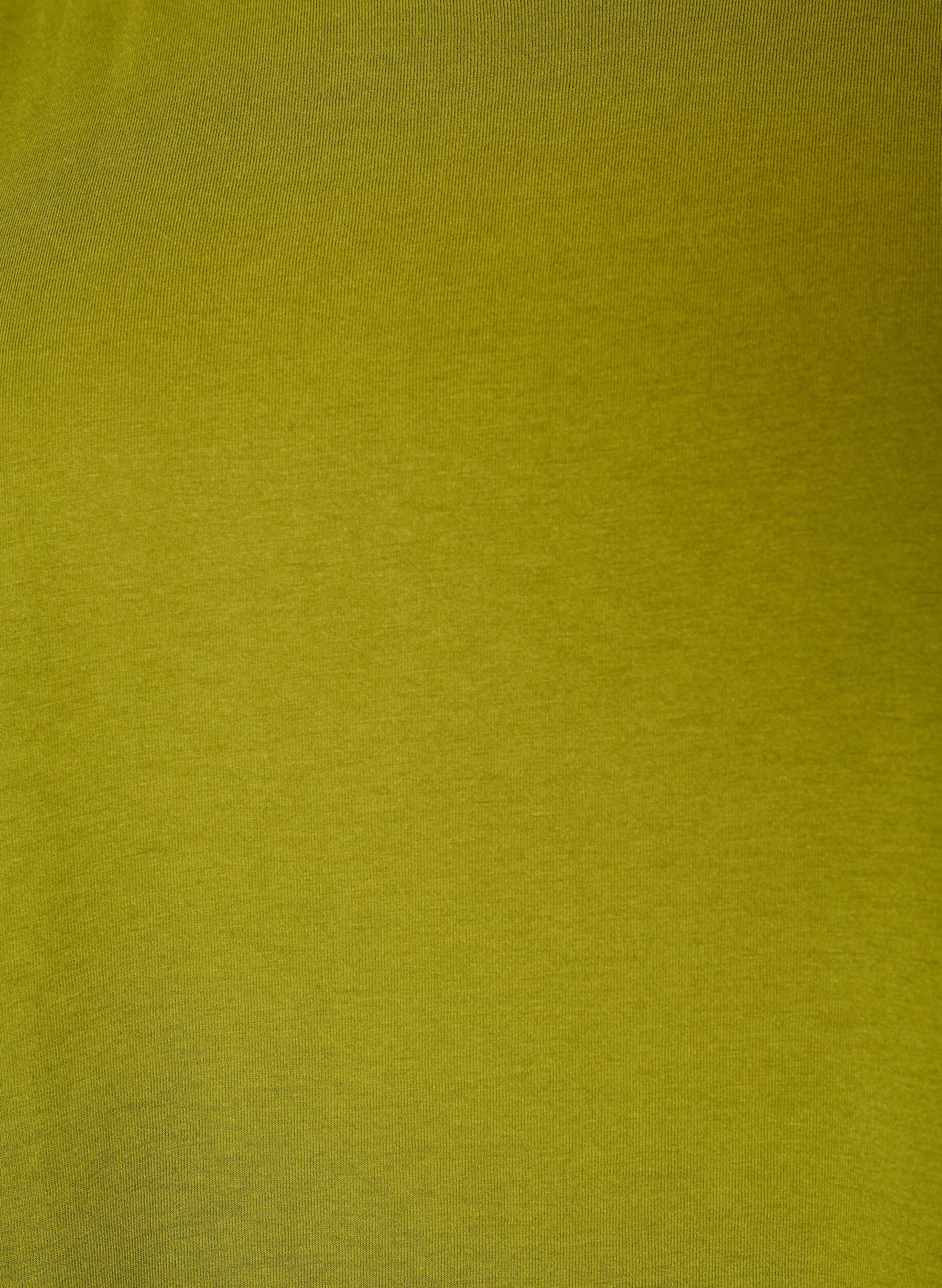 Zizzi Kurz&auml;rmeliges T-Shirt aus einer Baumwollmischung, Gr&uuml;n, Packshot image number 2