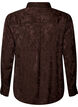 Bluse mit Ton-in-Ton-Paisleymuster, Braun, Packshot image number 1